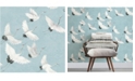 Brewster Home Fashions Windsong Crane Wallpaper - 396" x 20.5" x 0.025"